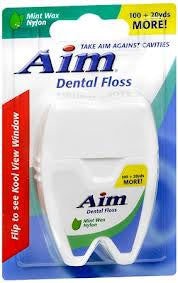 AIM Mint Dental Floss 120 Yd