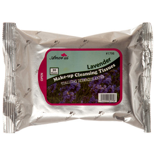 AMOR US Make-up Cleansing Tissue Lavender 30CT
