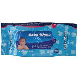 Baby Wipes Aloe Vera & Vit E 100CT