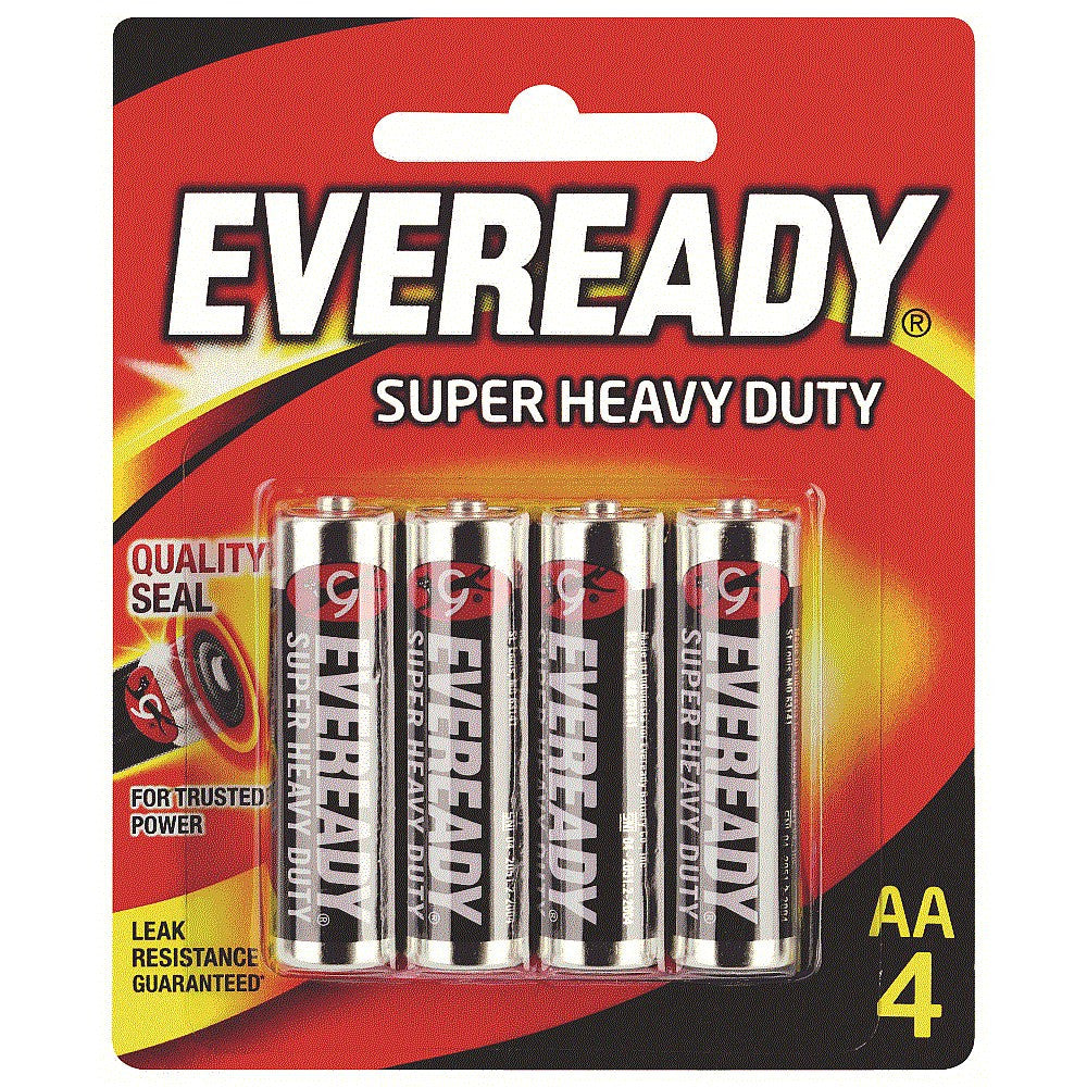 EVEREADY Super Heavy Duty AA 4 Pk, 24 Pc